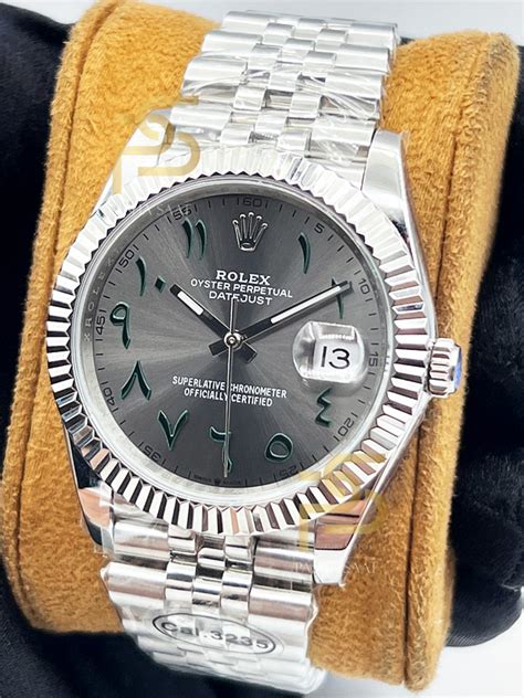 arabic dail rolex|Rolex datejust 41mm arabic dial.